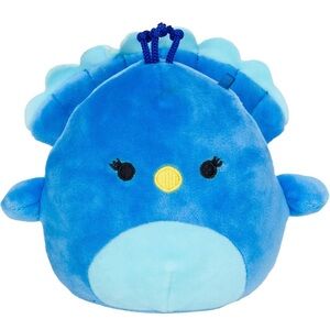 Squishmallows Blue and Yellow Plush Bird